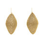 Large orb hook earrings by Milena Zu